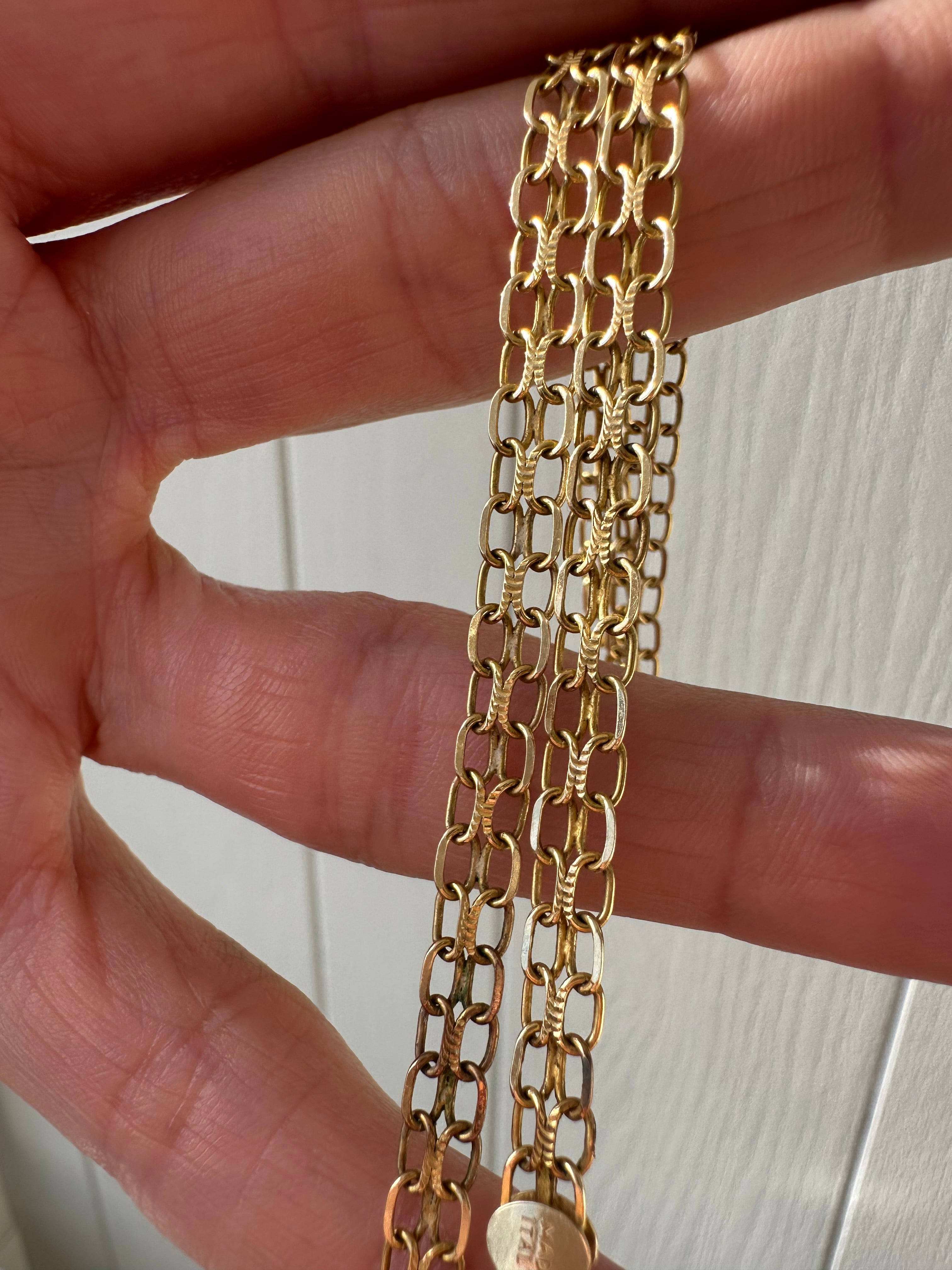 24.5” fancy link chain