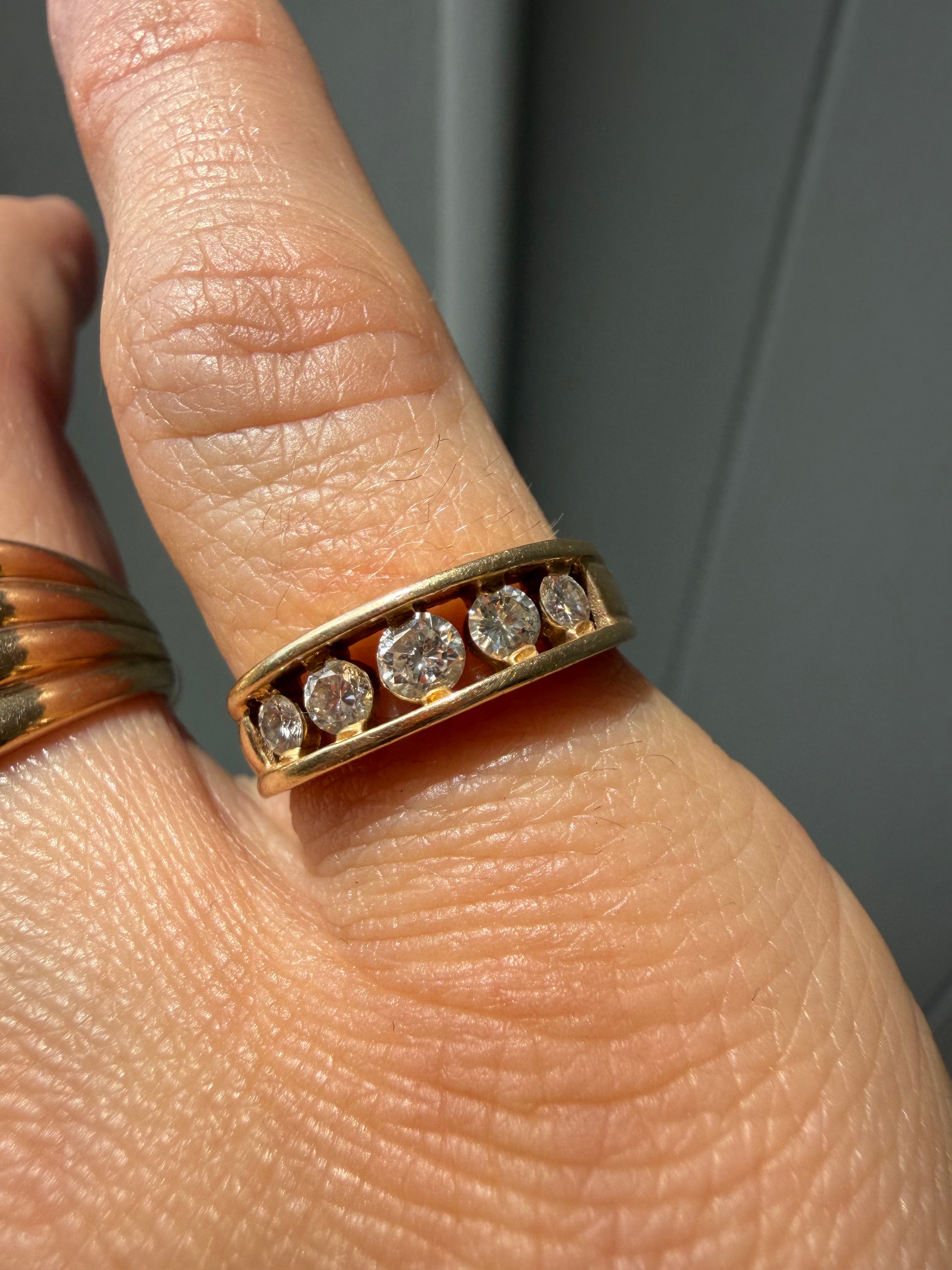 .48ctw chunky diamond band