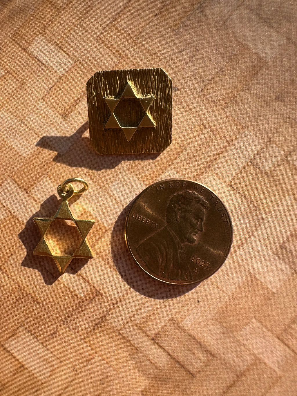 religious charms and pendants