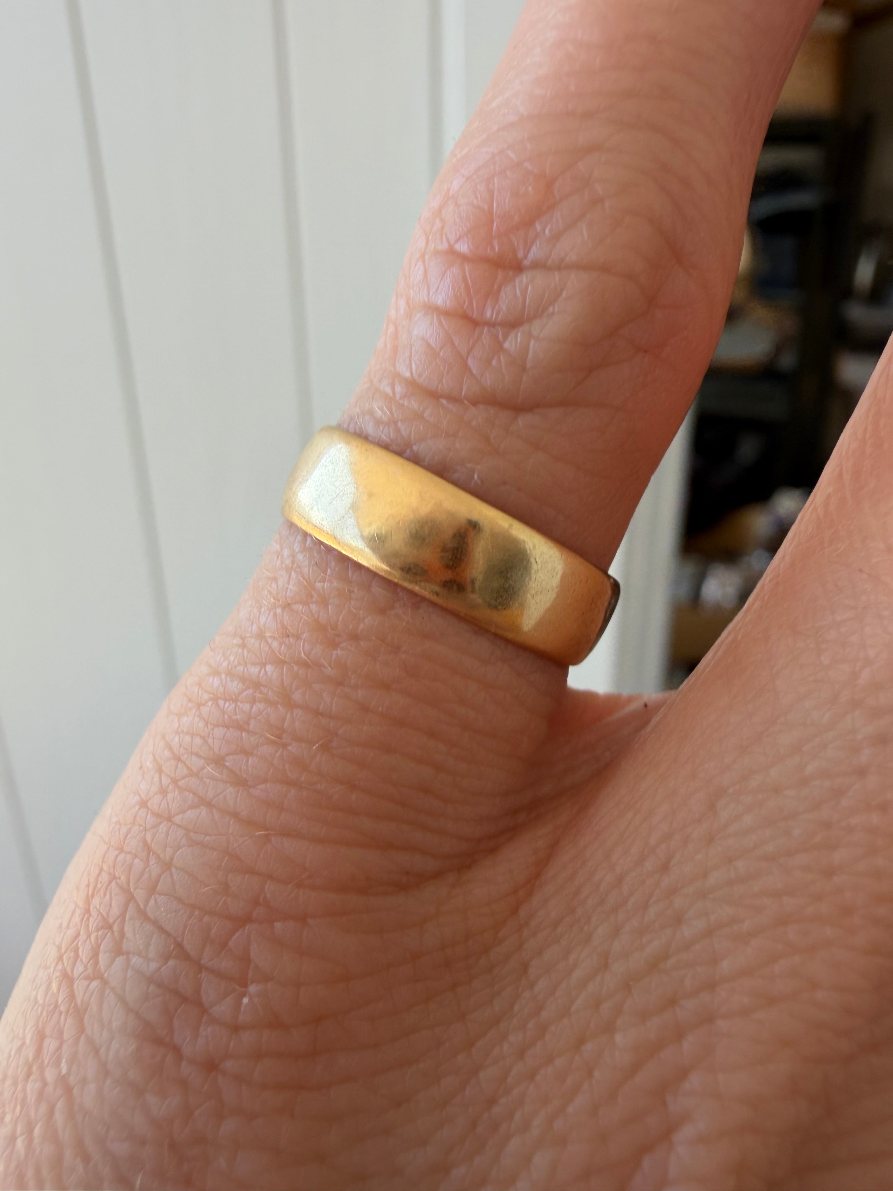 18k 5.2mm cigar band