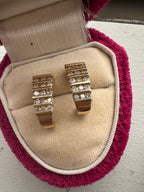 diamond J hoop with screw backs
