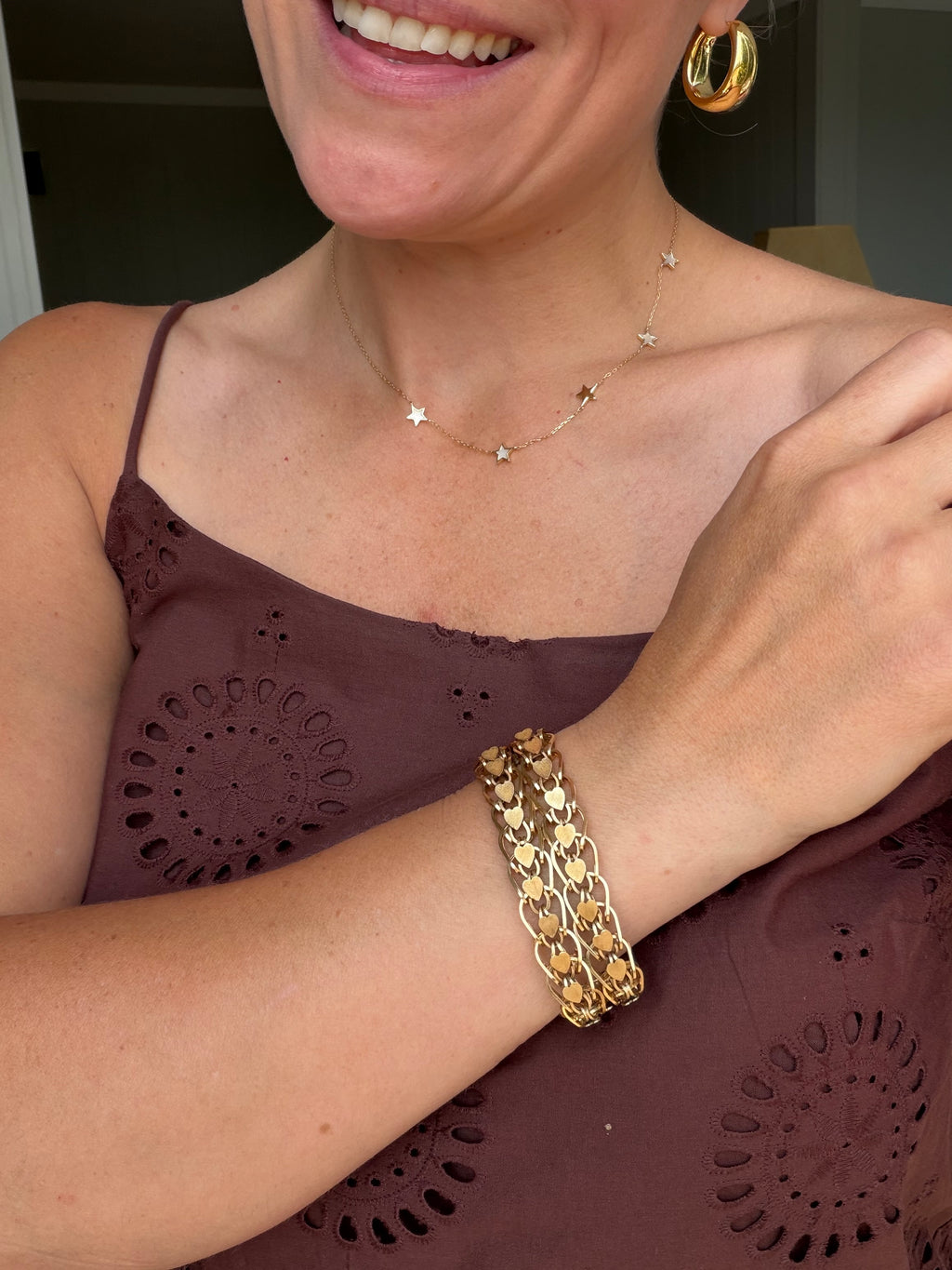 incredible vintage hearts bracelet