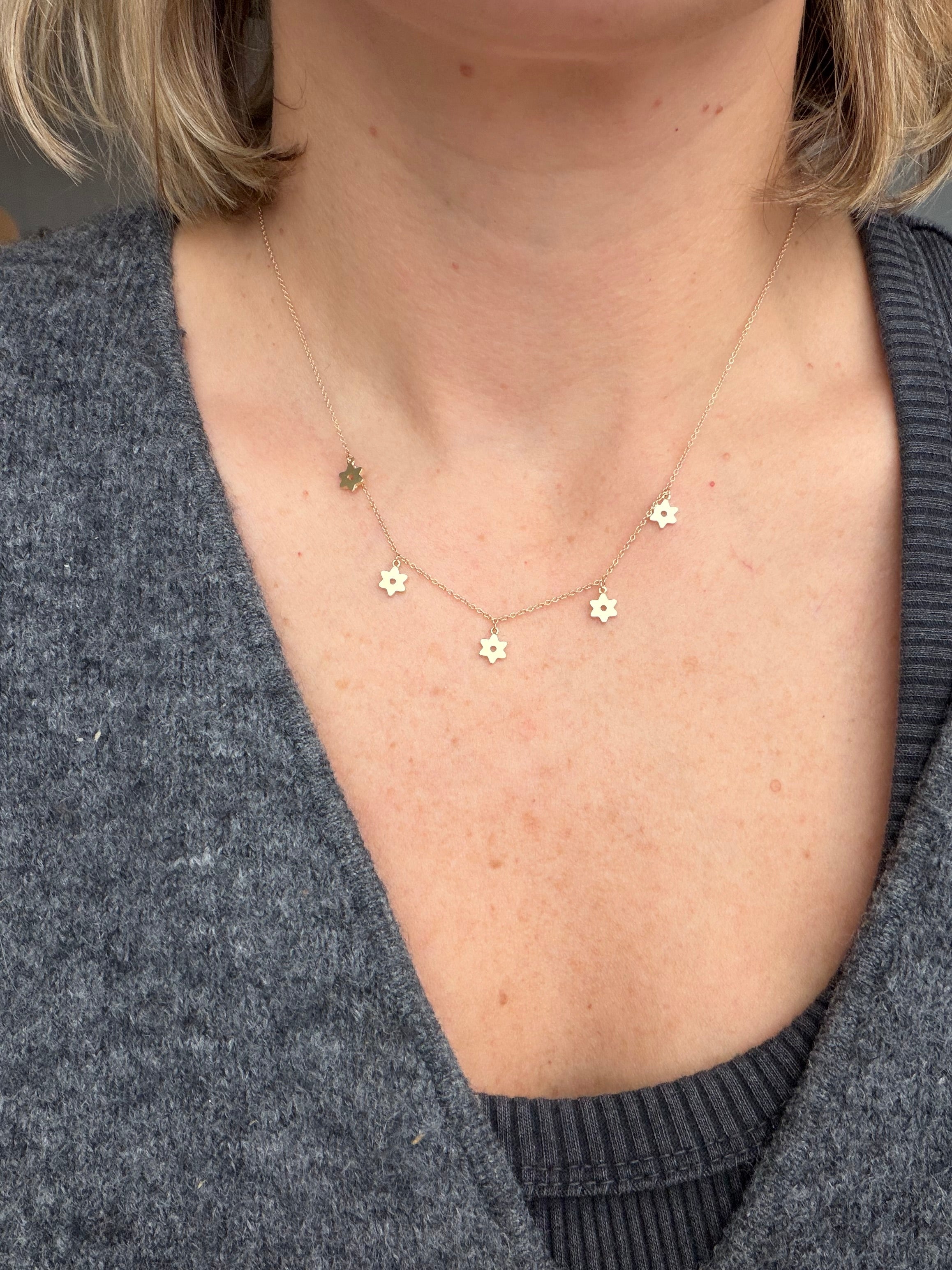 whimiscal soup stars necklace
