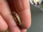 antique floral engraved band