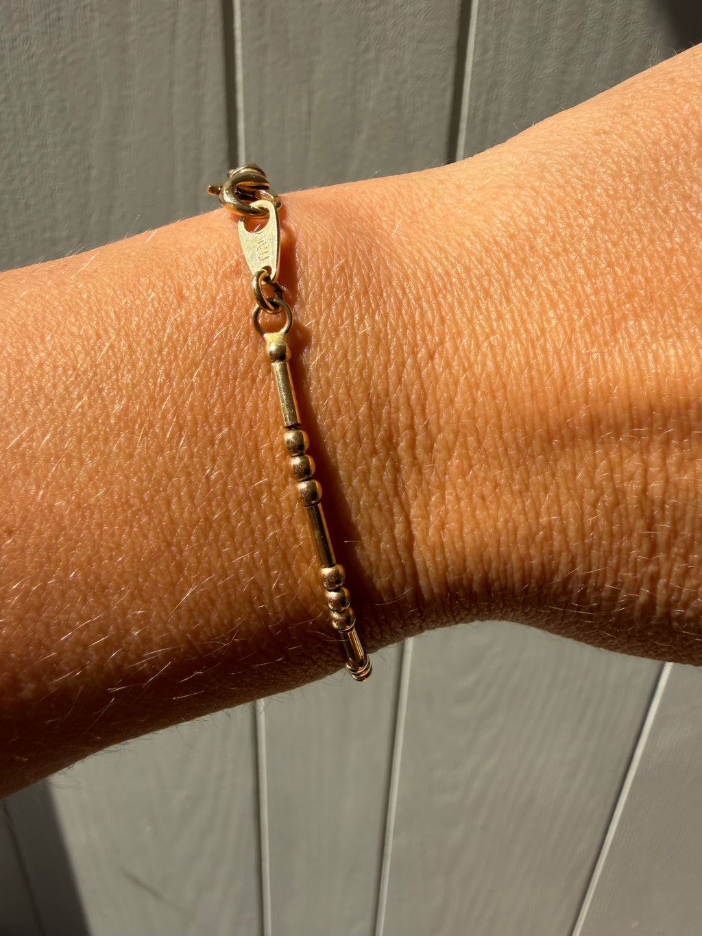 ball and bar chain bracelet