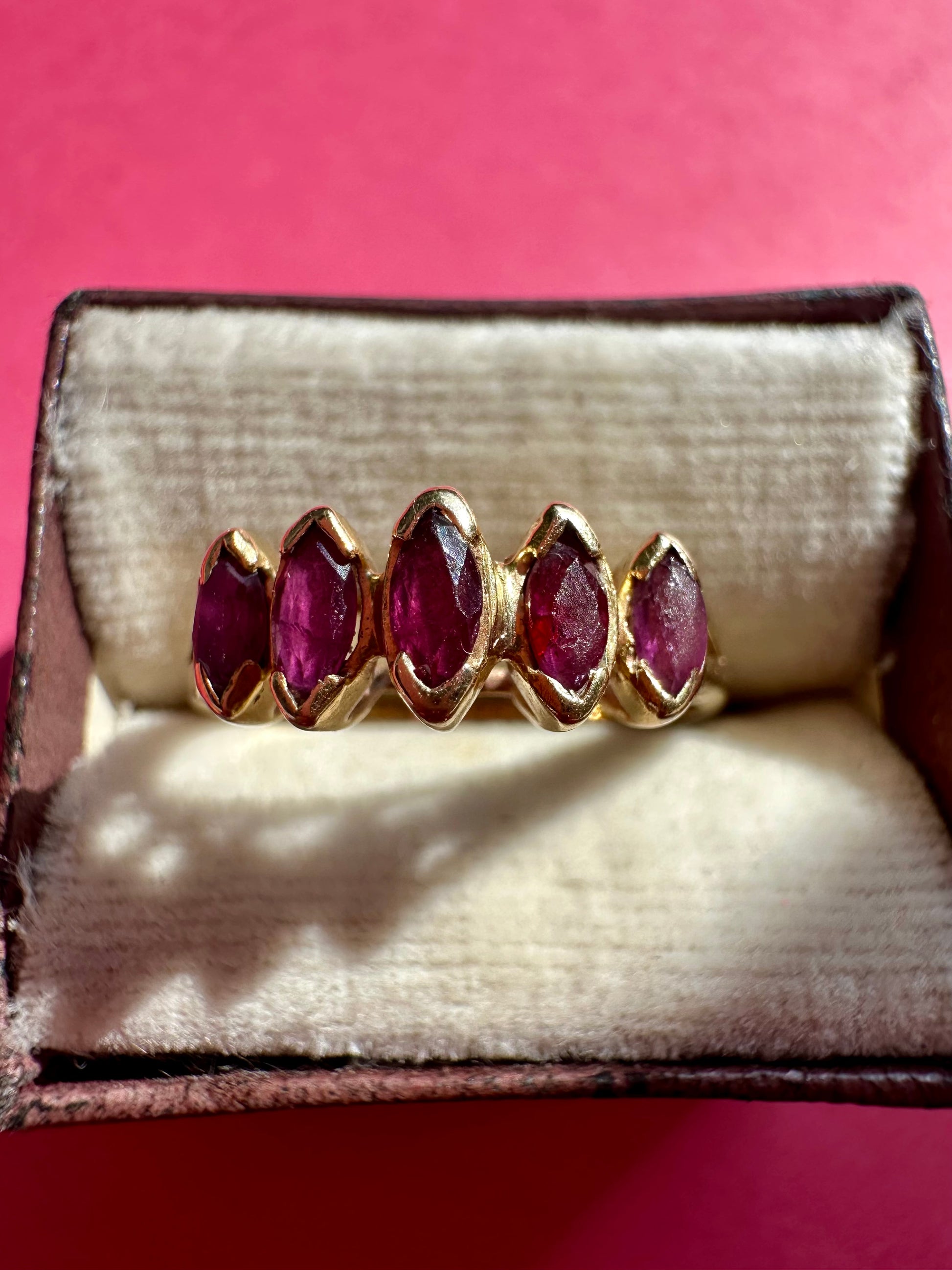 marquise ruby band