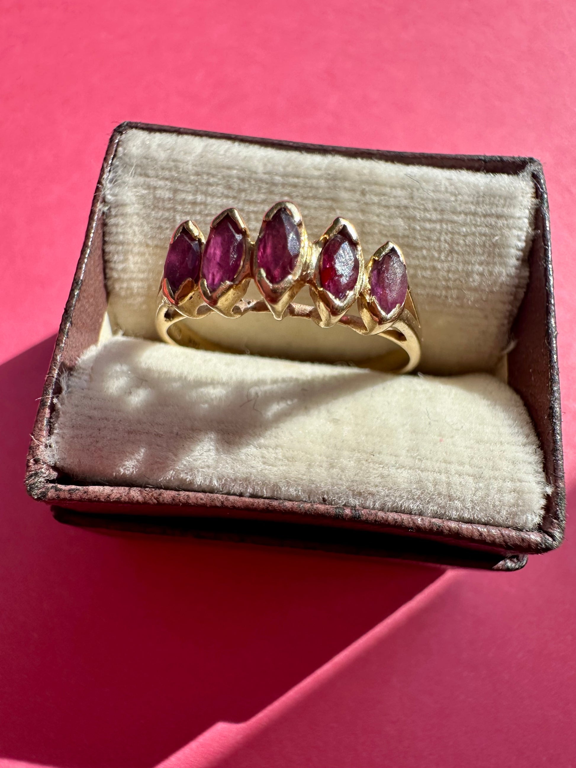 marquise ruby band