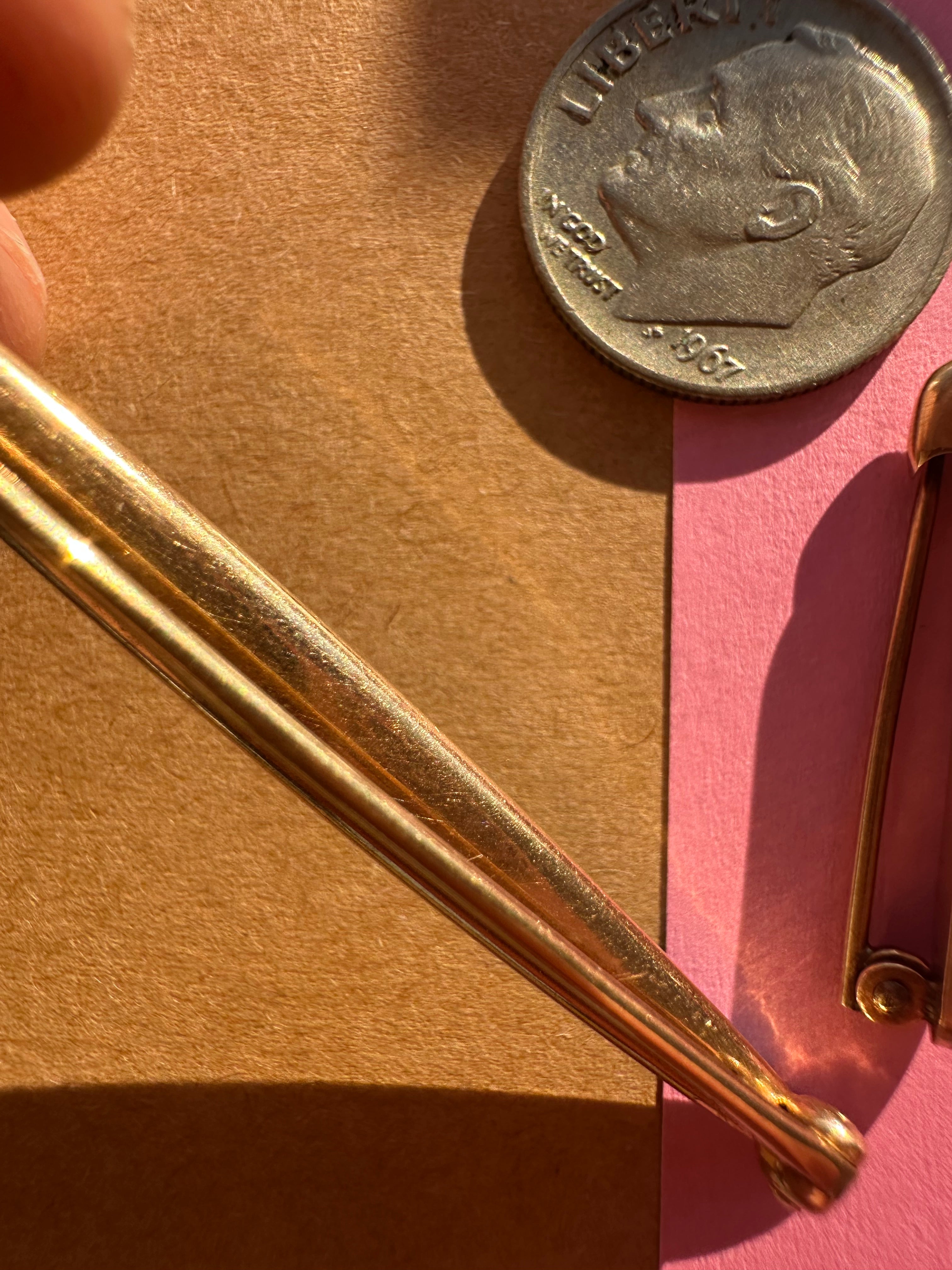 turquoise enamel antique pins