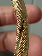 collection of 14k bangles