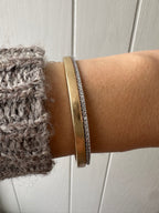 two sided diamond bangle