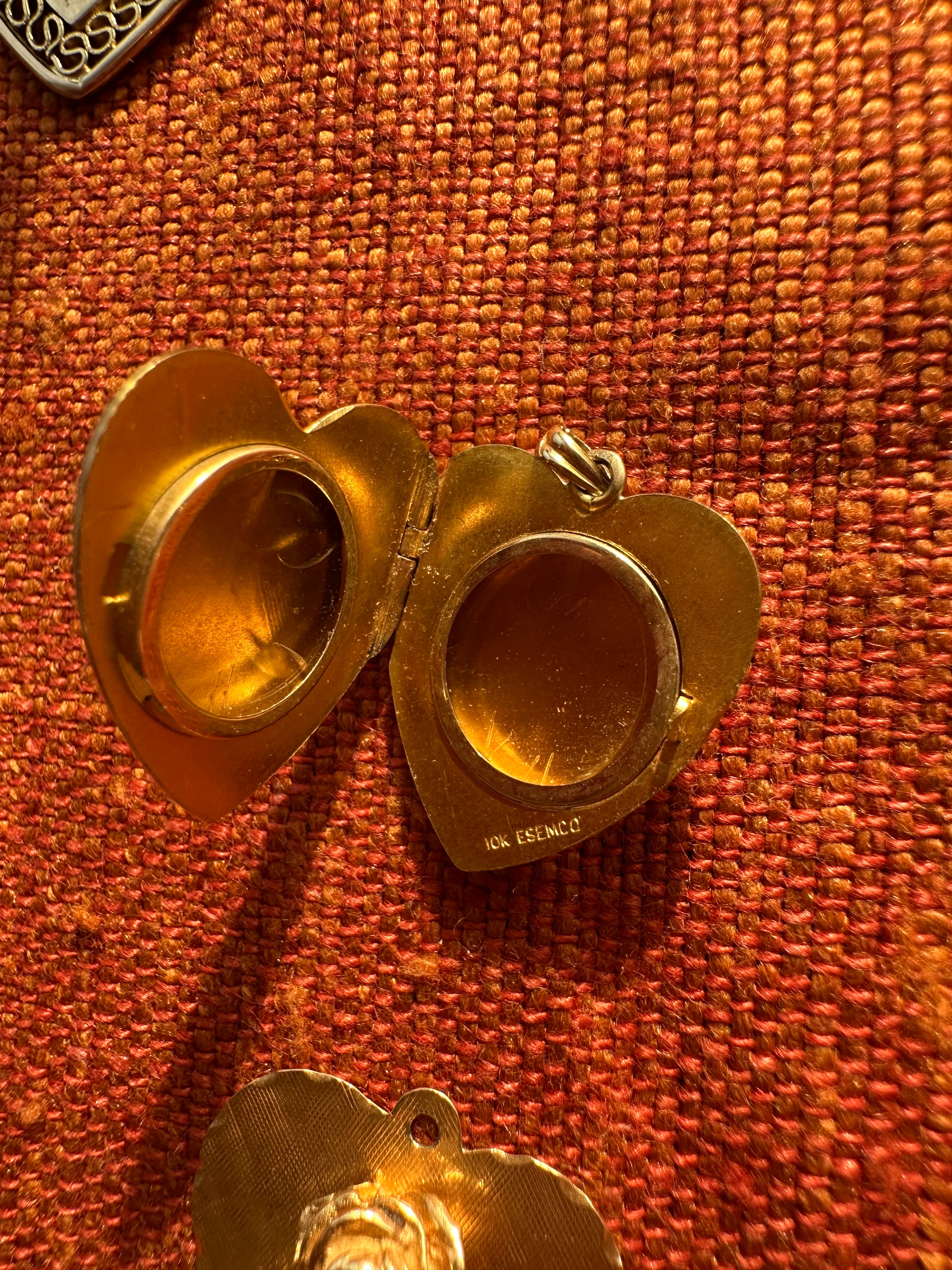 plethora of vintage gold charms
