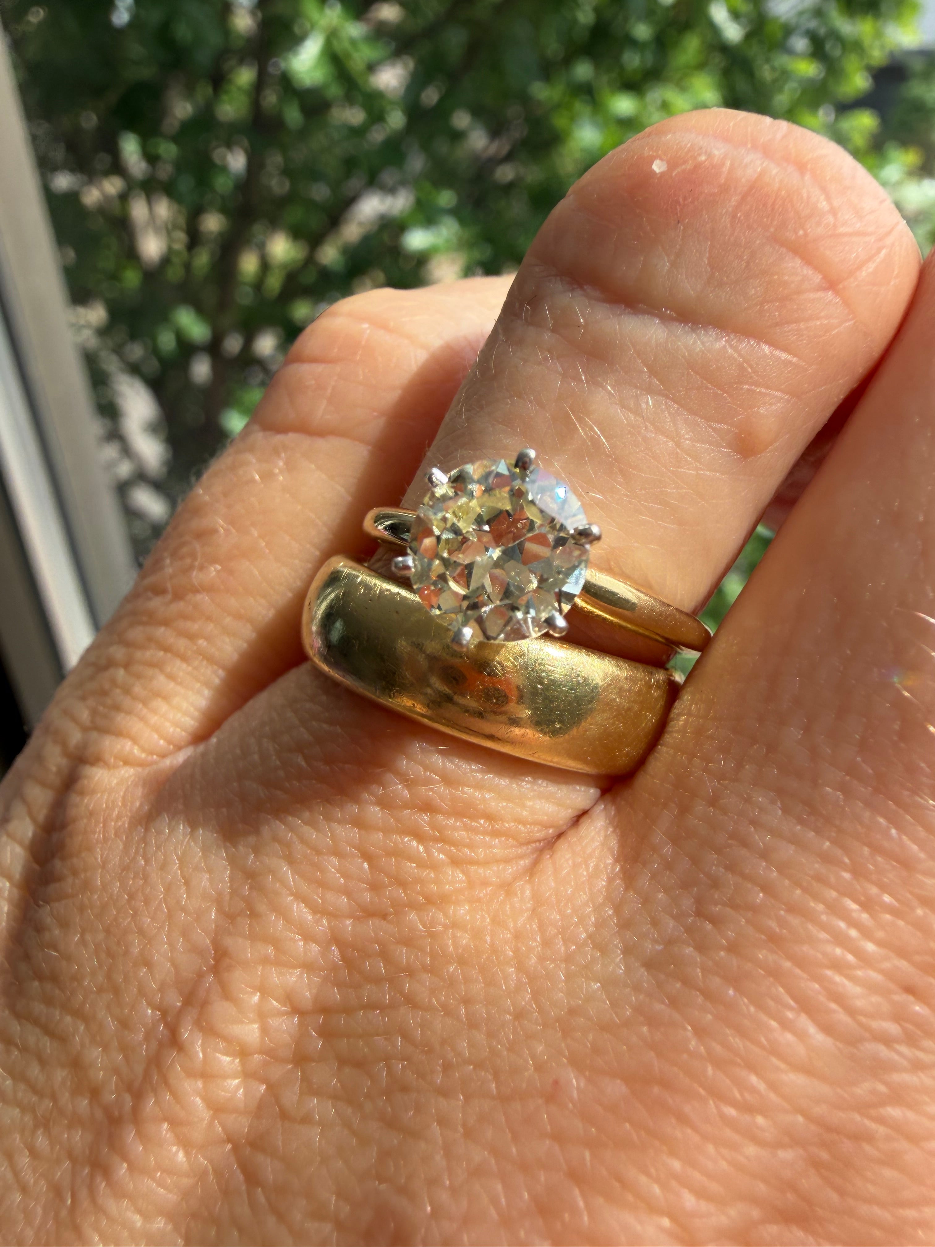 1.52ct Old European Cut Diamond Solitaire