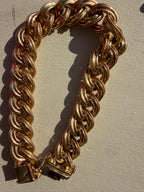 textured curb bracelet