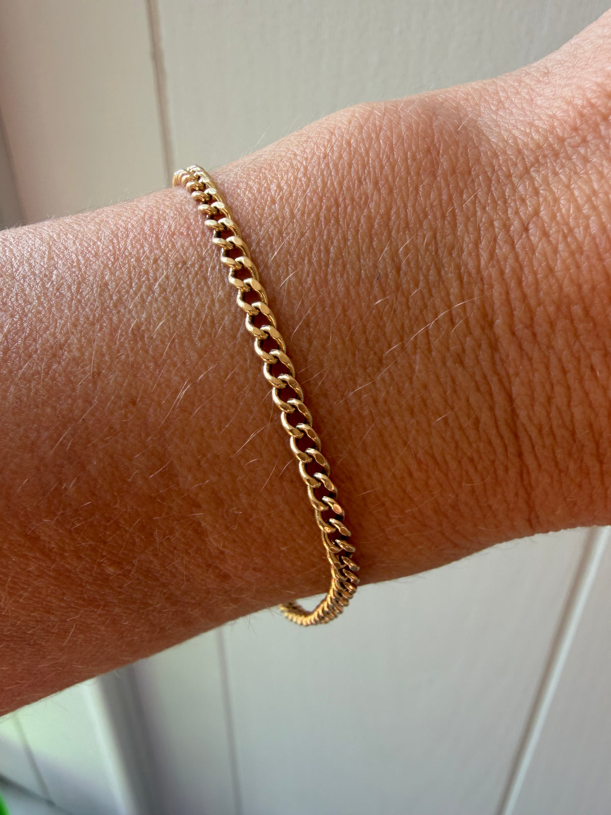 mini curb chain bracelet