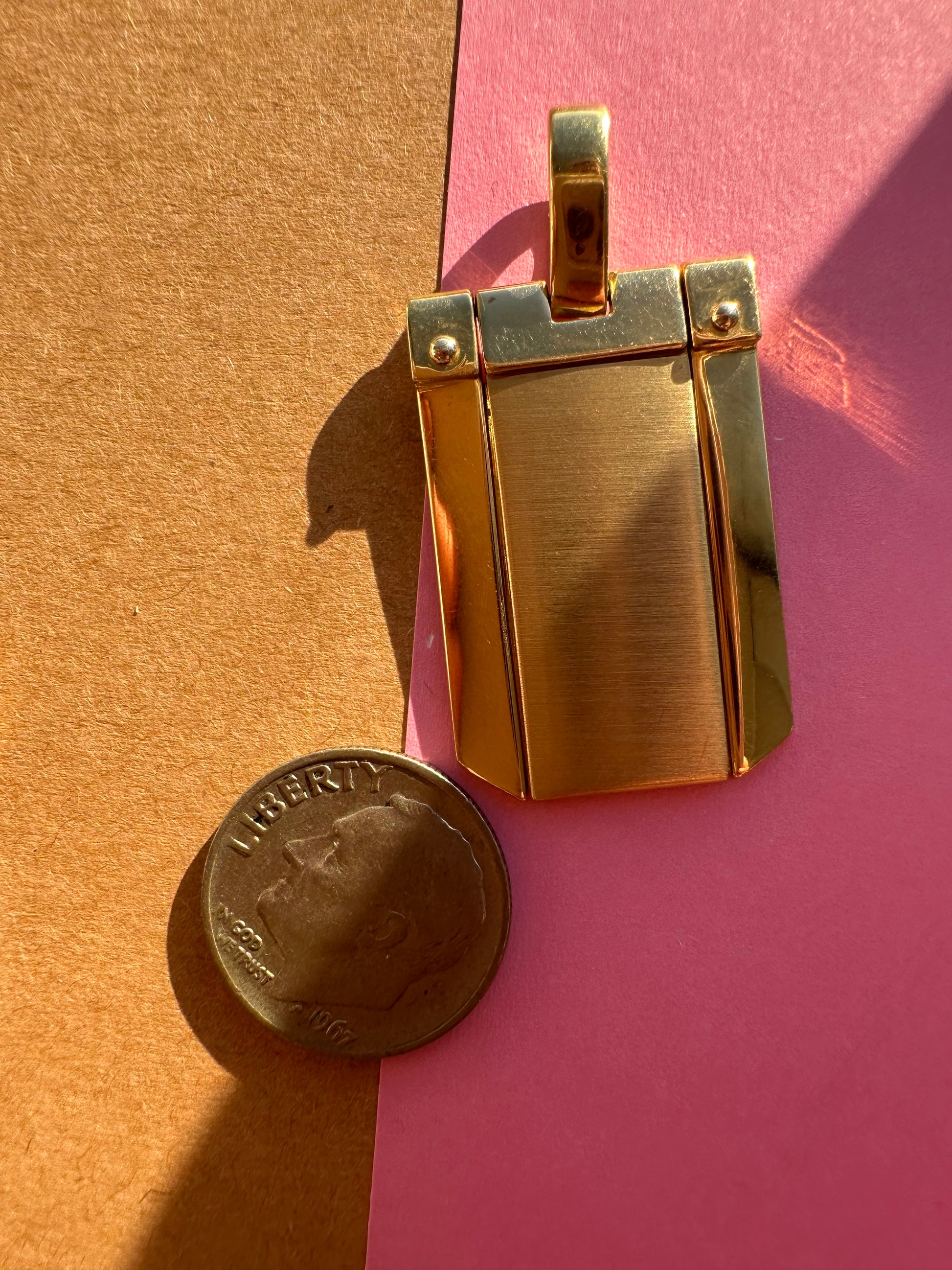 dog tag style ID locket