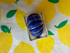 cocktail lapis dome ring