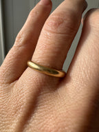18K yellow gold donut