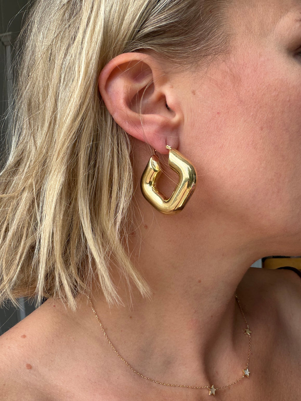 chubby oversized tube hoops