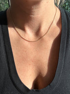 18k cable chain