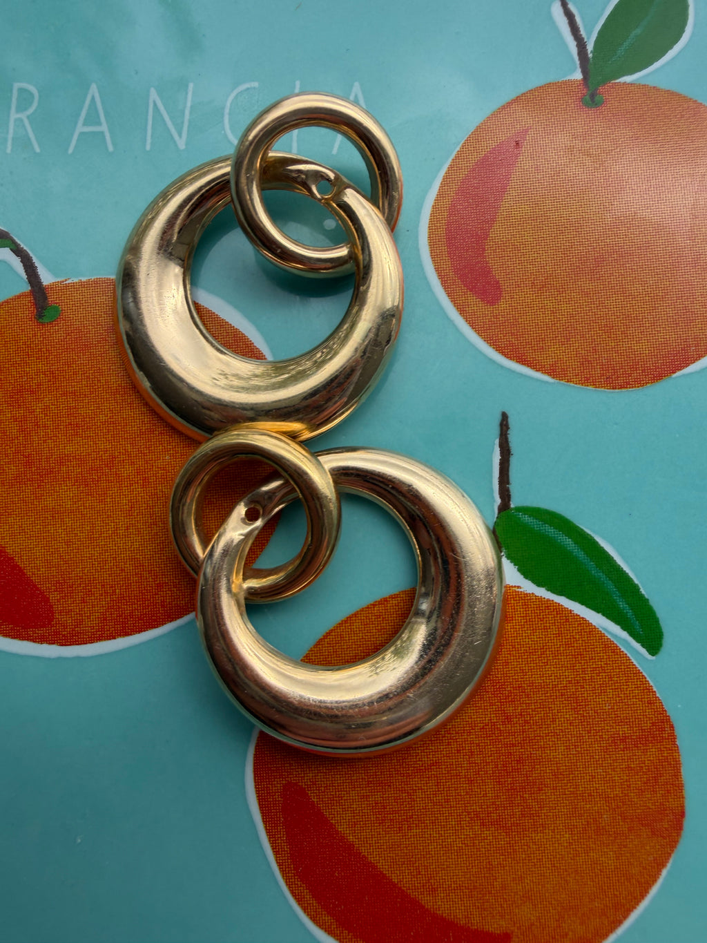 double circle earring jackets