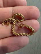 rope chain earrings