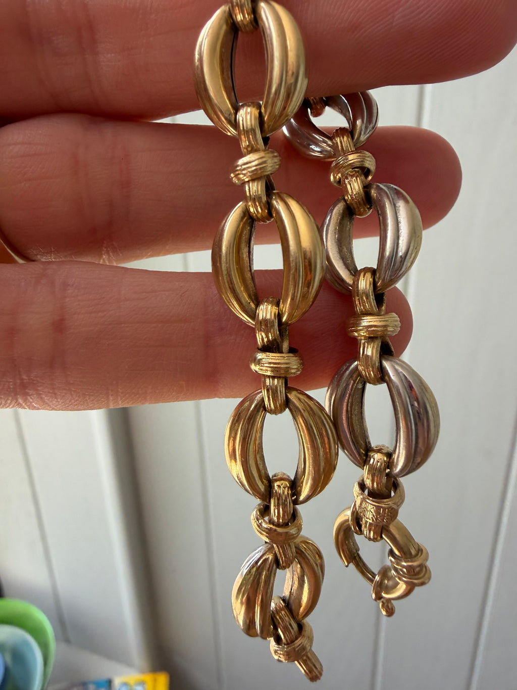 reversible yellow or two tone bracelet