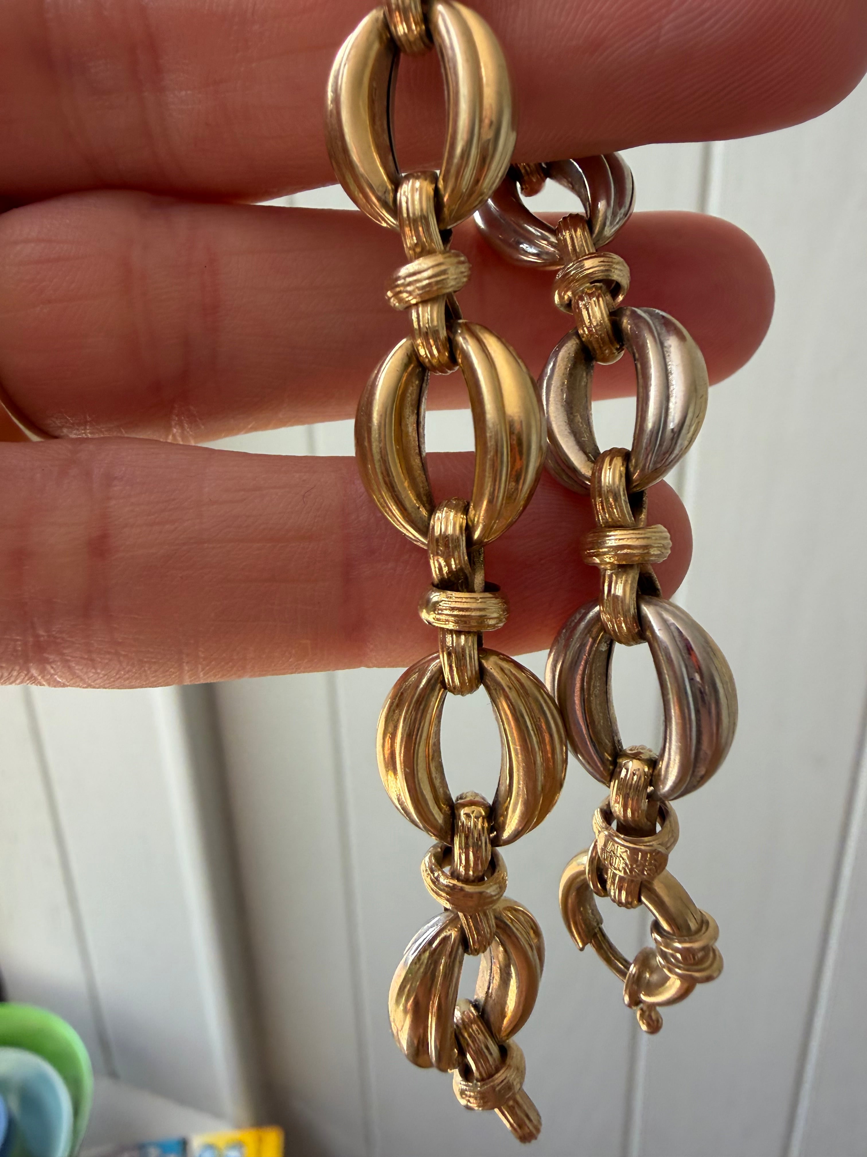 reversible yellow or two tone bracelet