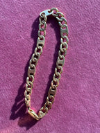 curb and anchor link bracelet