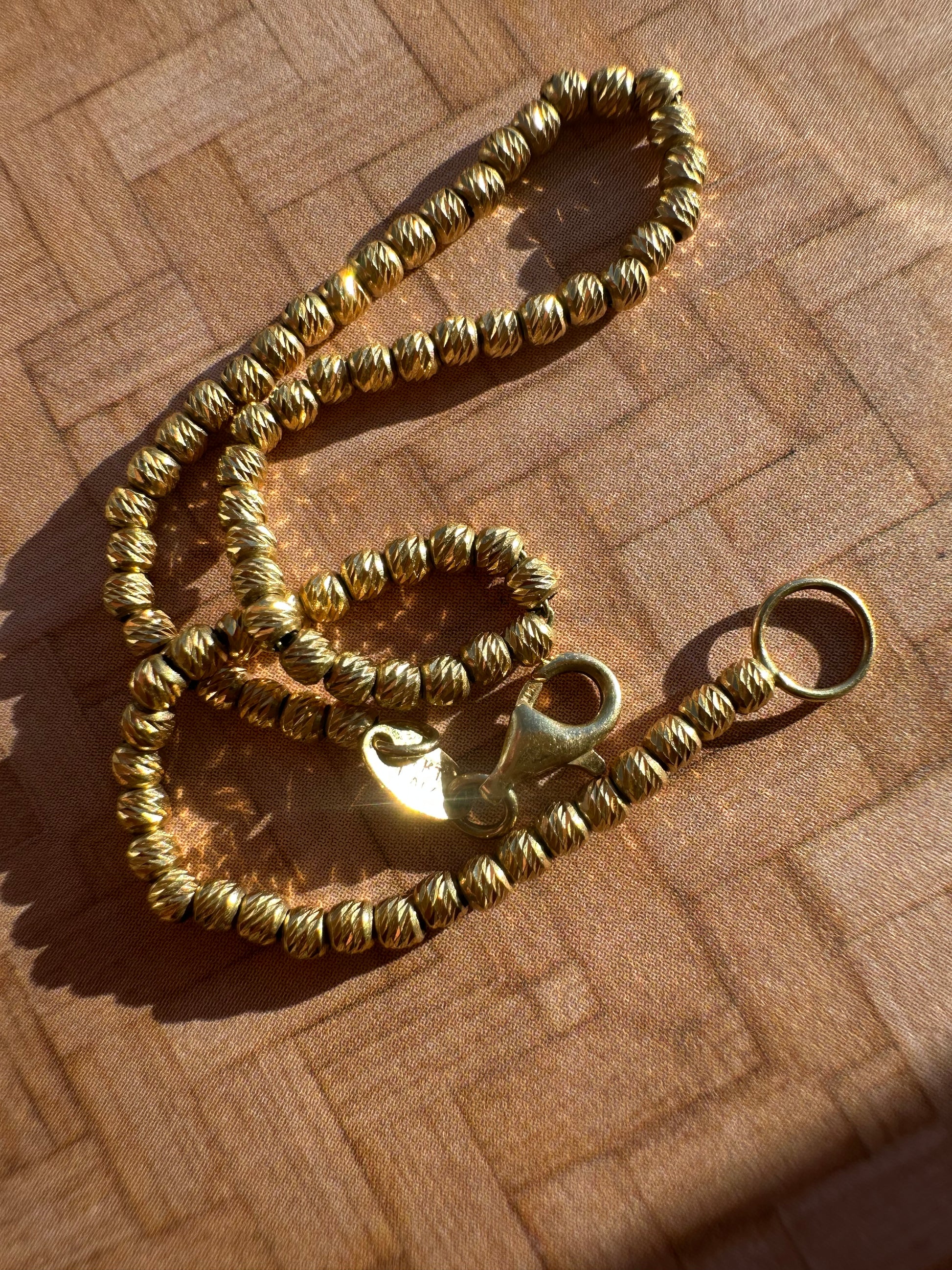 sparkly beads bracelet