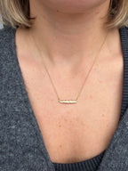 baguette necklace