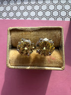 lemon quartz and 10k white gold