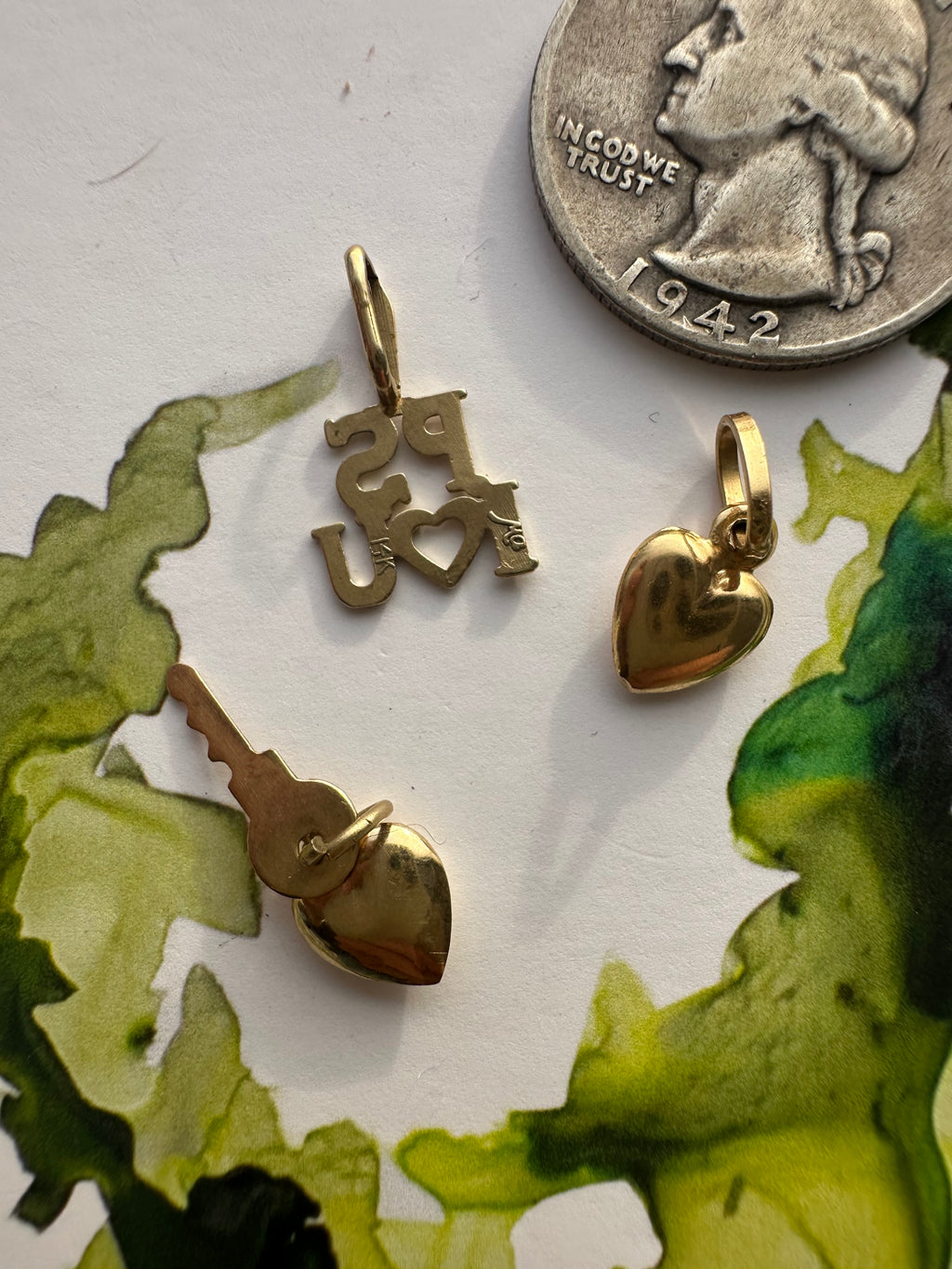 heart and love charms