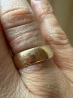 comfort fit vintage 6.3mm 14k yellow gold band