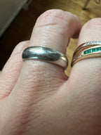 5mm white gold band