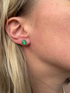 studs with gems