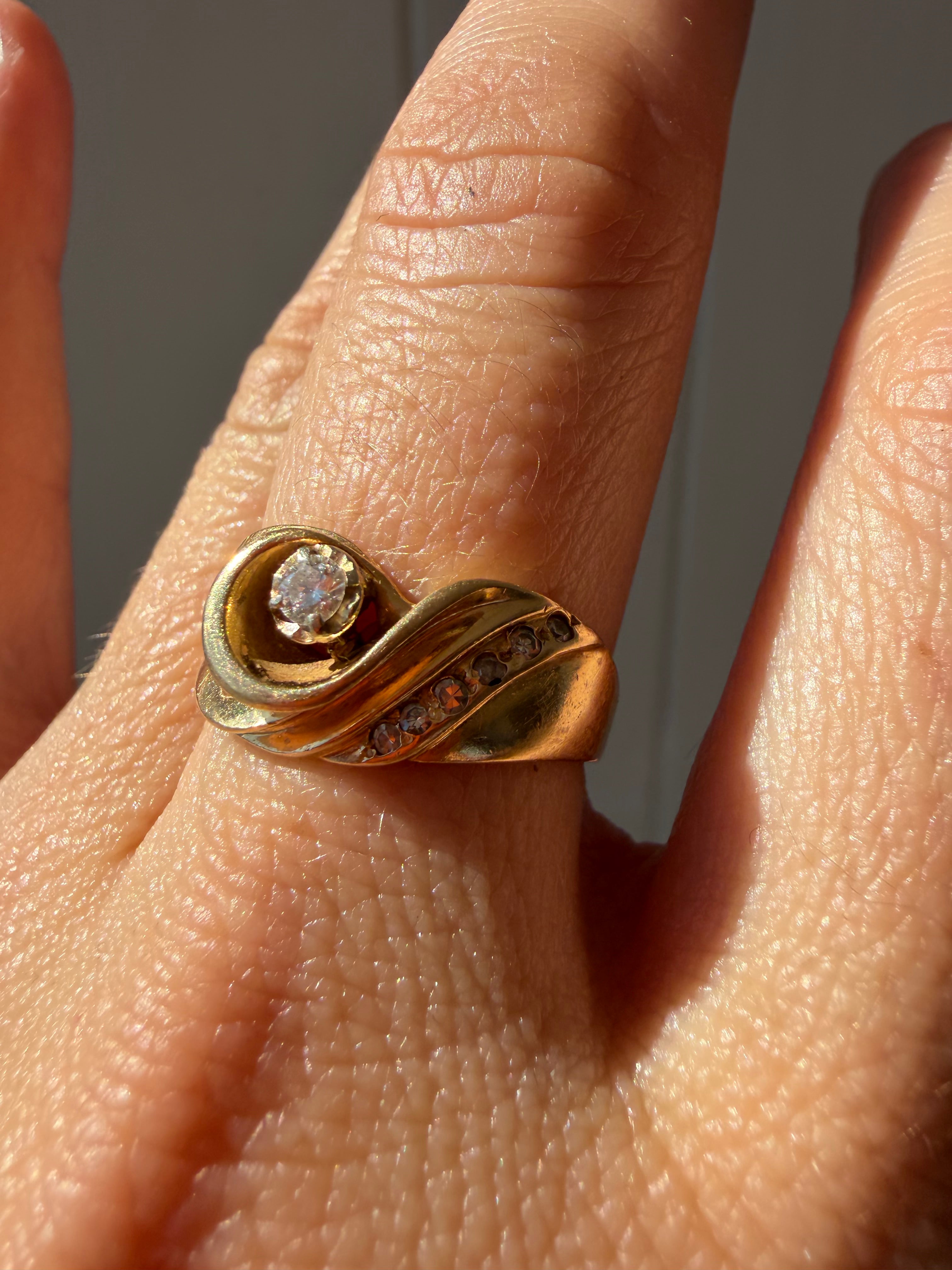 diamond swirl band