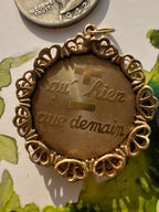 vintage French love token