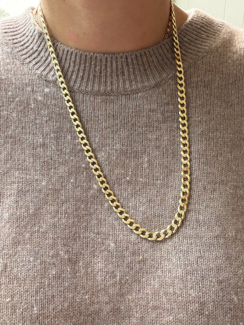 25.75" heavy stamped curb chain