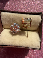 VVS2 1.02-4.19tcw lab diamond stud earrings
