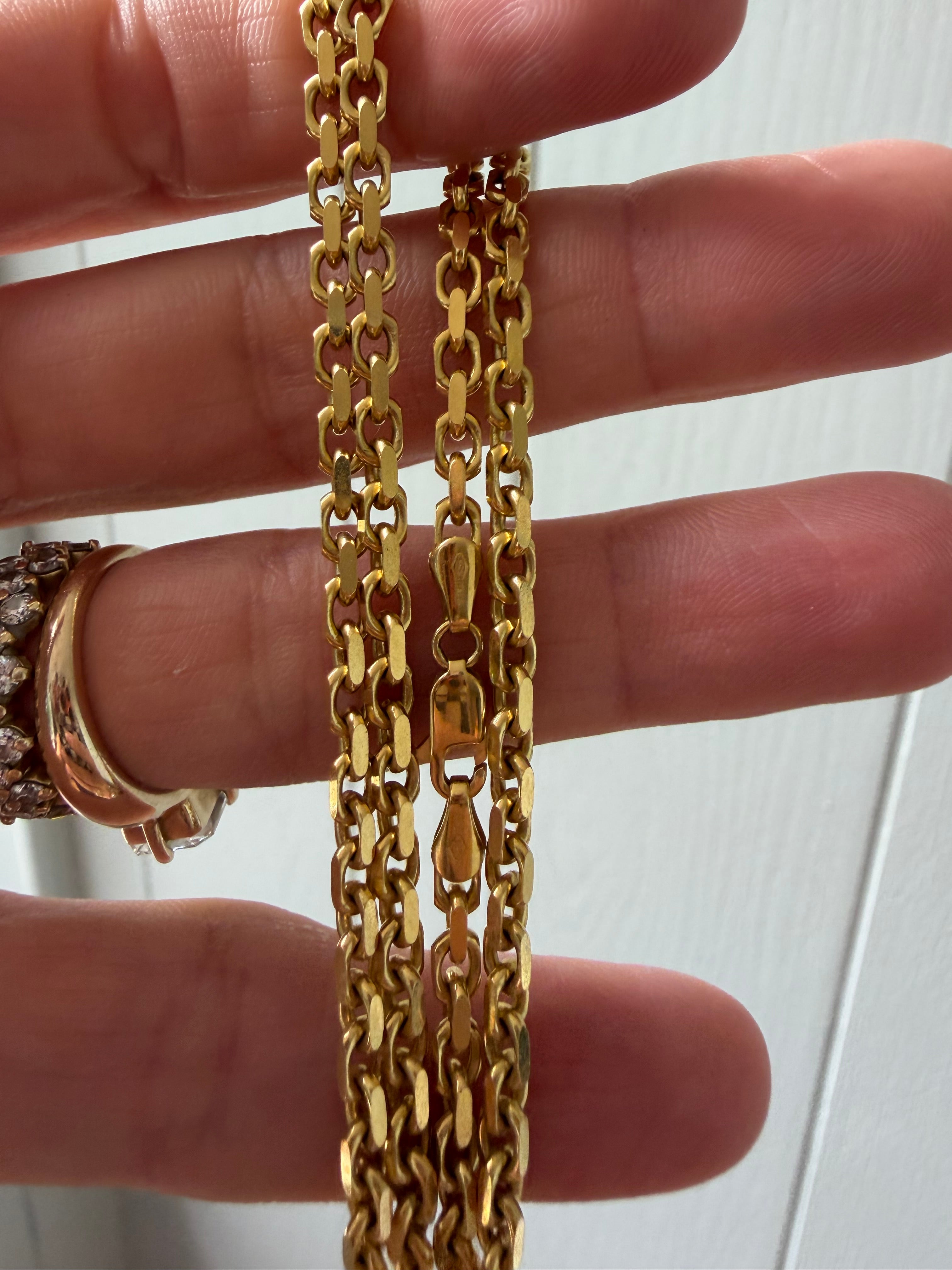 chunky biker link chain 20.25"