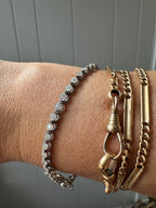 illusion set diamond tennis bracelet