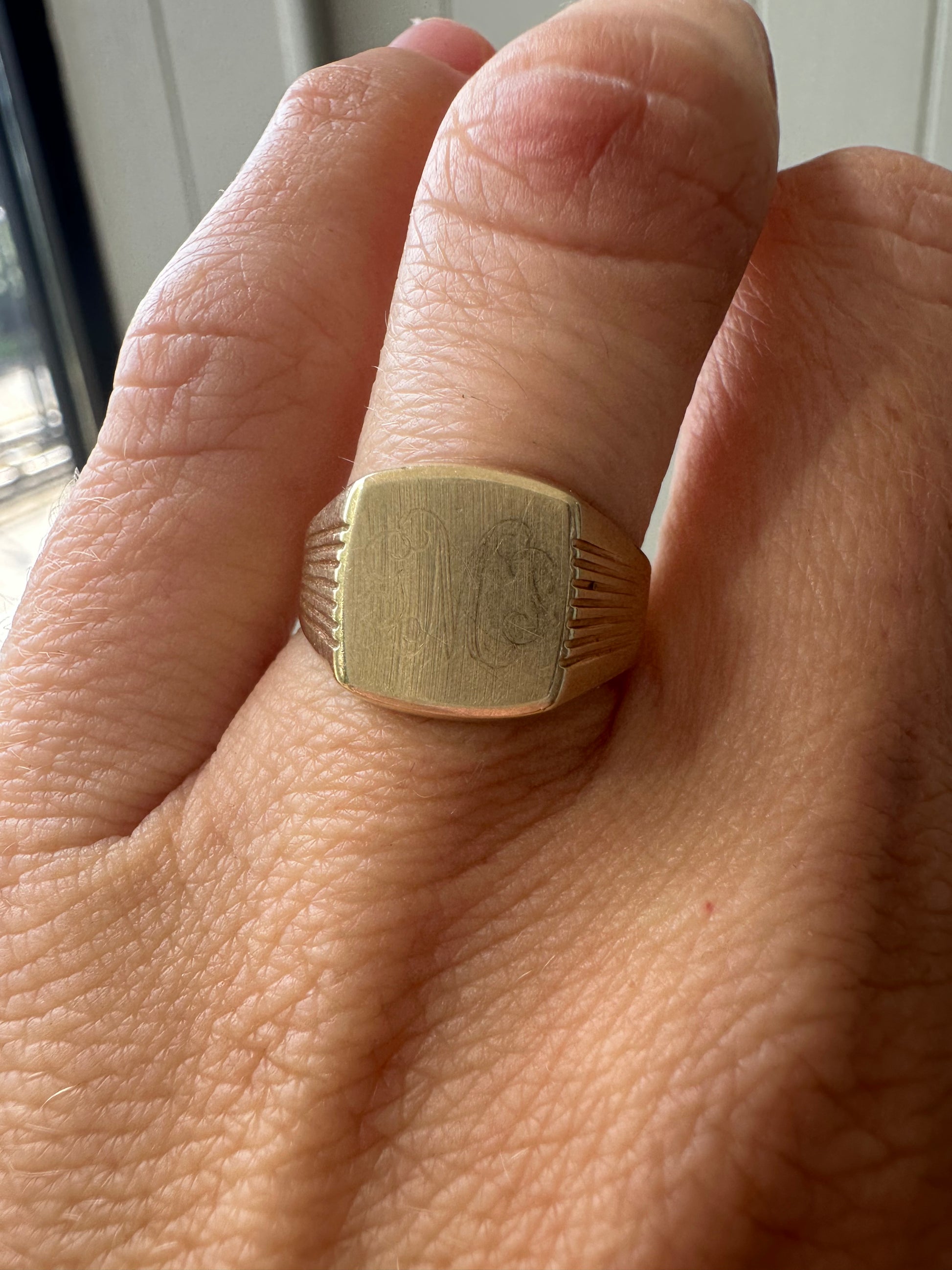 square signet ring