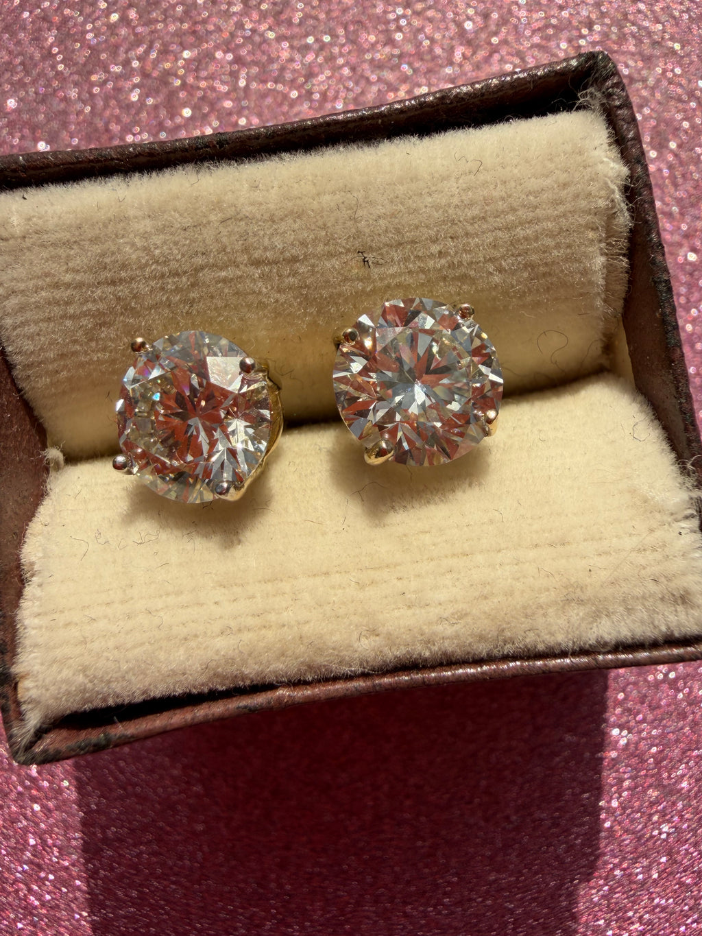 VVS2 1.02-4.19tcw lab diamond stud earrings