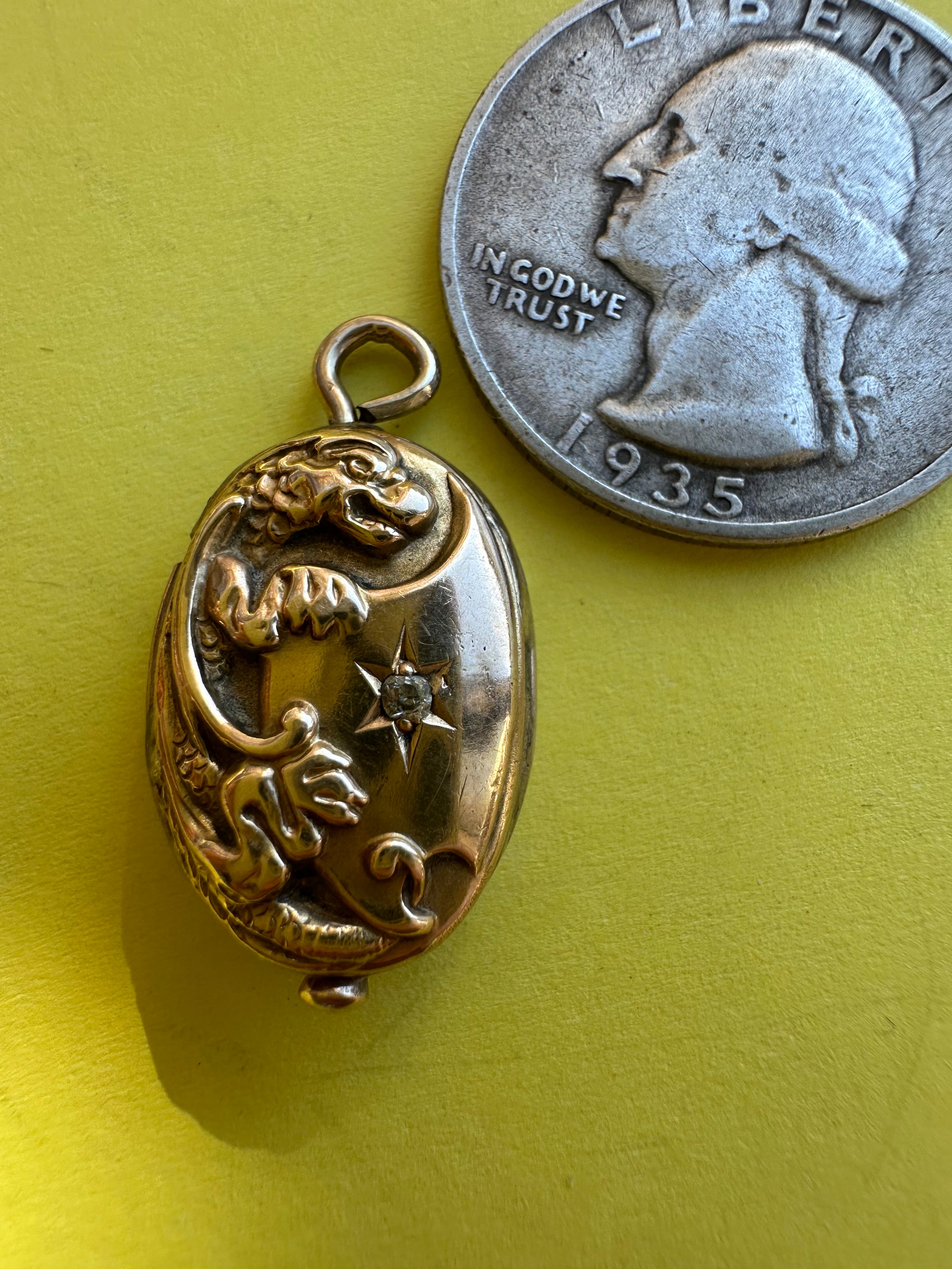 antique lily of the valley and fierce creature charm