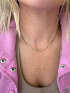 14k yellow gold 18” serpentine
