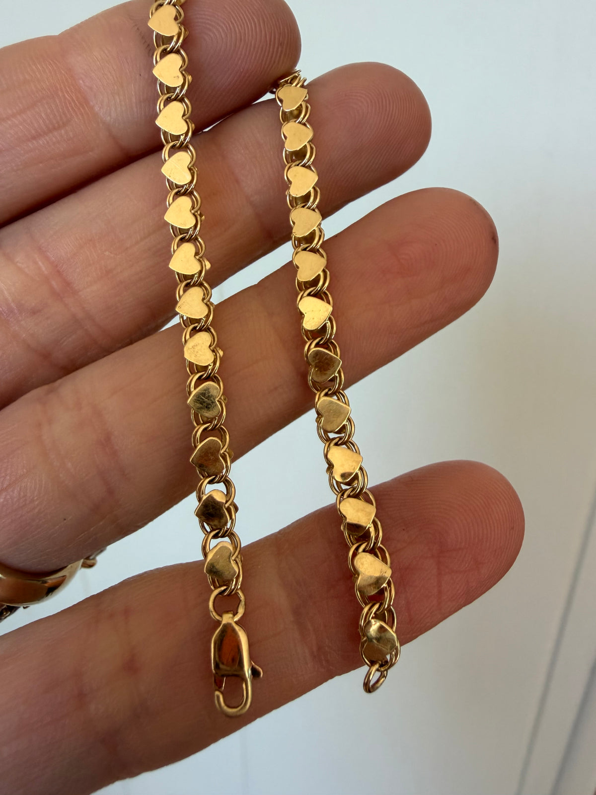 heart link bracelet