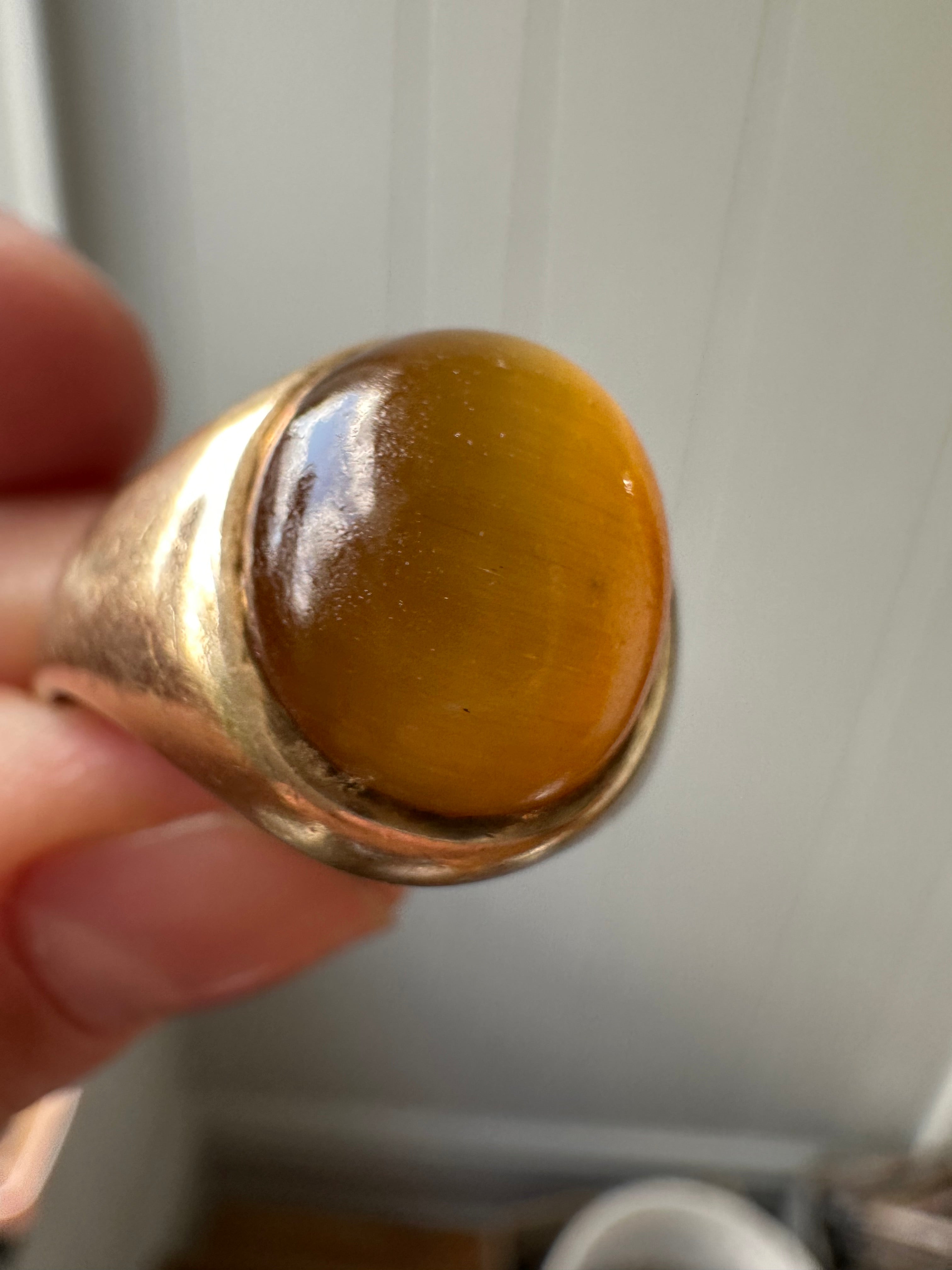 tigers eye cabochon