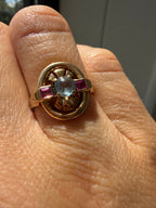 retro-modernist 1950s ring