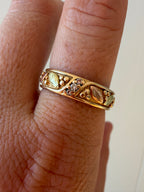 black hills gold diamond band