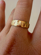 leaf etched band